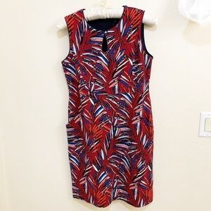 LANDS END Ponte Knit Stretch Sheath Dress